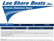 Tablet Screenshot of leeshoreboats.com